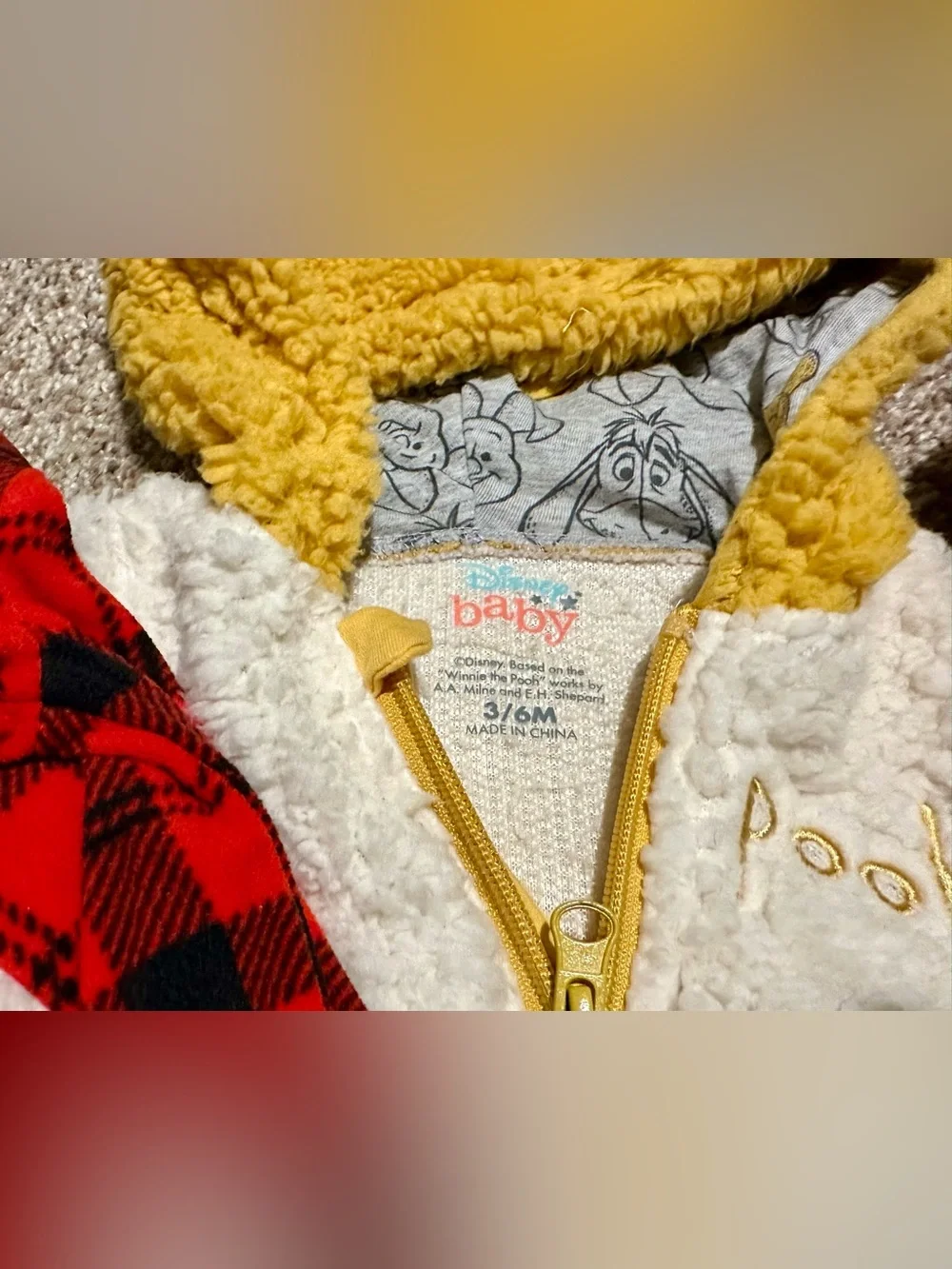 Carter’s and Disney Sherpa One-Piece and Two Piece Bodysuit for Babies Bears